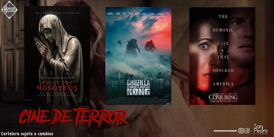 Horror Hazard on Twitter: "#Cartelera Pedro Cinemas "La casa del cine de terror" comparte con ustedes la cartelera de la semana para todos aquellos aficionados al género de terror. ¡Nos vemos