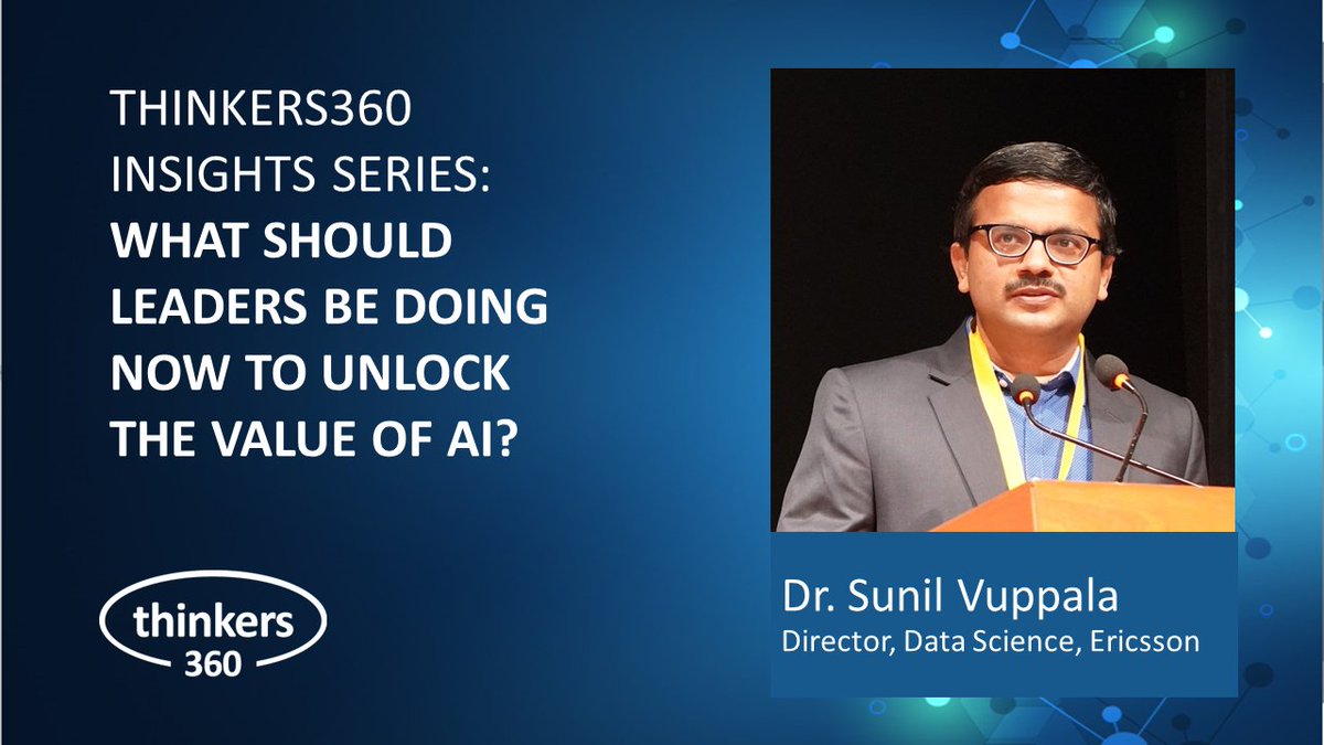 Insights Series: <a href="/sunilvuppala/">Dr. Sunil Kumar Vuppala</a> – What should leaders be doing now to unlock the value of AI?

youtube.com/watch?v=tfAMvA…

#AI #DigitalDisruption #Business #Technology #Innovation #Leadership