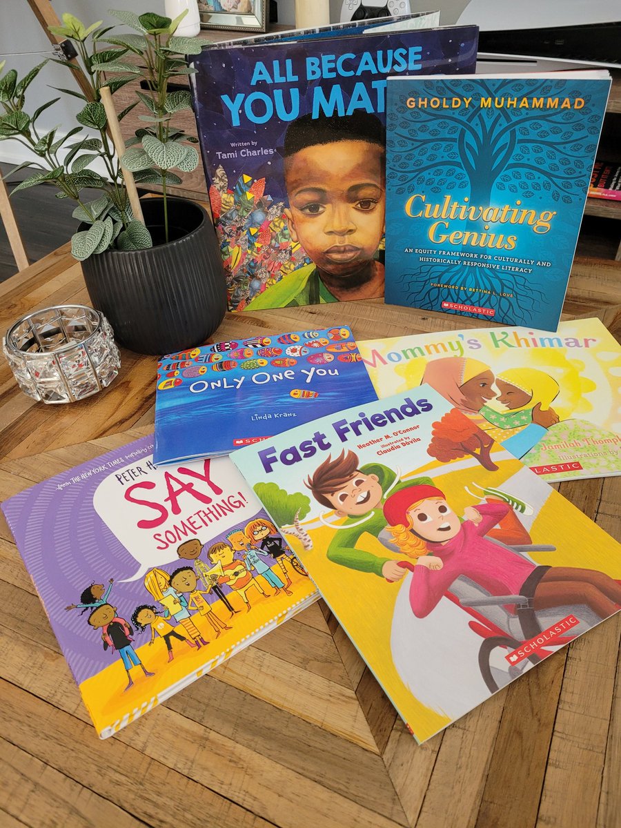 It has been exciting wrking w/ @tdsbvs and <a href="/LC3_TDSB/">TDSB LC3</a> educators engaging in <a href="/GholdyM/">Gholdy Muhammad</a>'s Cultivating Genius Book! I'm super excited and thankful for these amazing books 2 add to my library! I 💕 me some new books! Looking forward to creating some engaging culturally relevant lessons