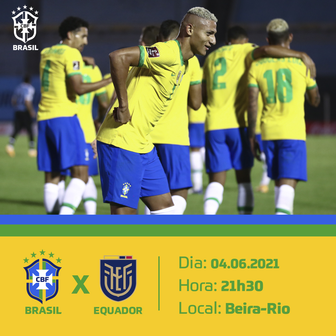 Confederação Brasileira de Futebol - A #SeleçãoBrasileira conheceu hoje seu  caminho nas Eliminatórias da Copa do Mundo! Confira todos os jogos da  equipe na competição. #JogaBola #GigantesPorNatureza