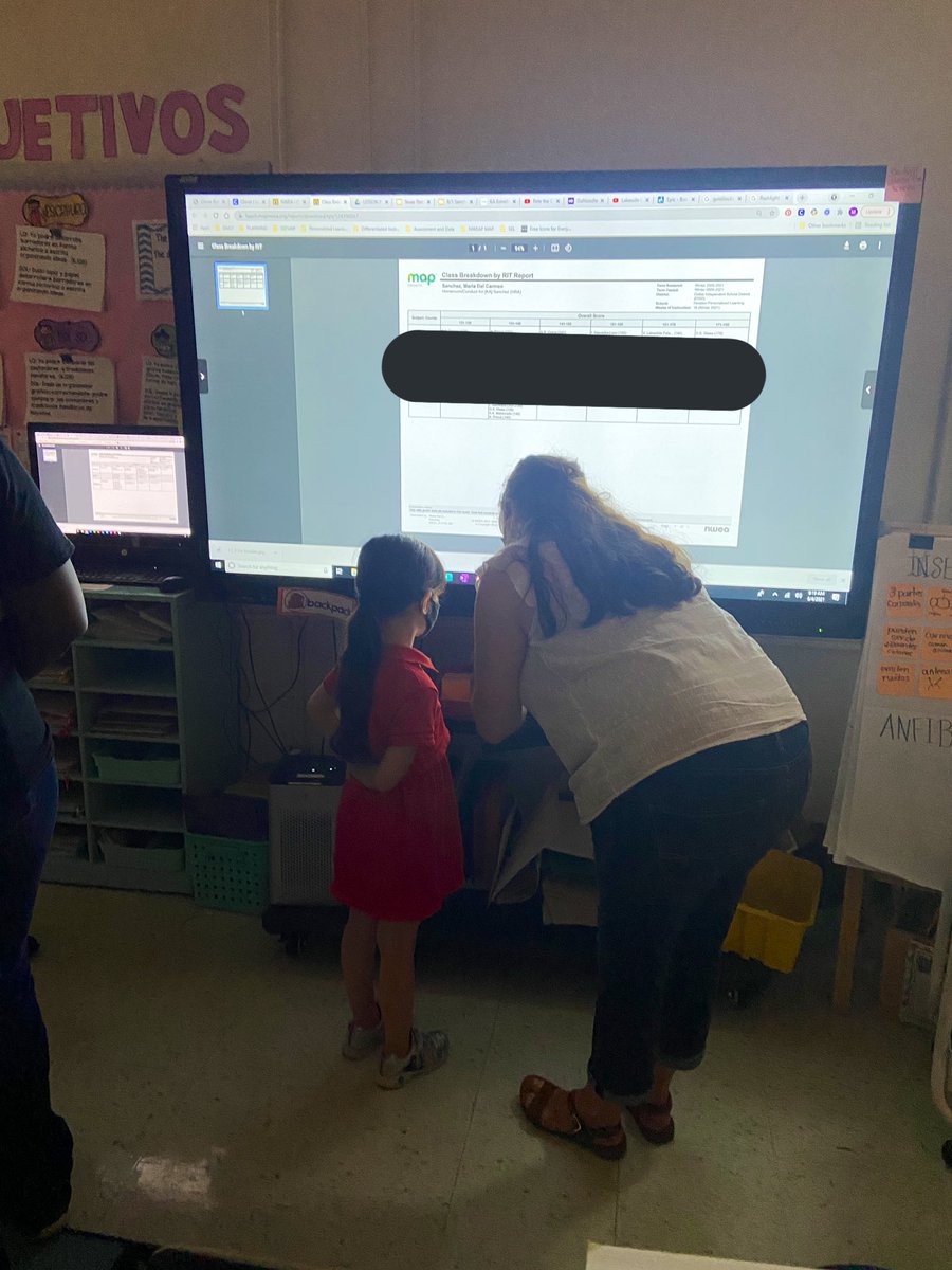 k10watkins's tweet image. While the kiddos are camping, Mrs. Sanchez is conducting 1:1 MAP goal conferences in kinder! W😍W!! @PLSamHouston @PersonalizeDISD @TransformDISD #campweek