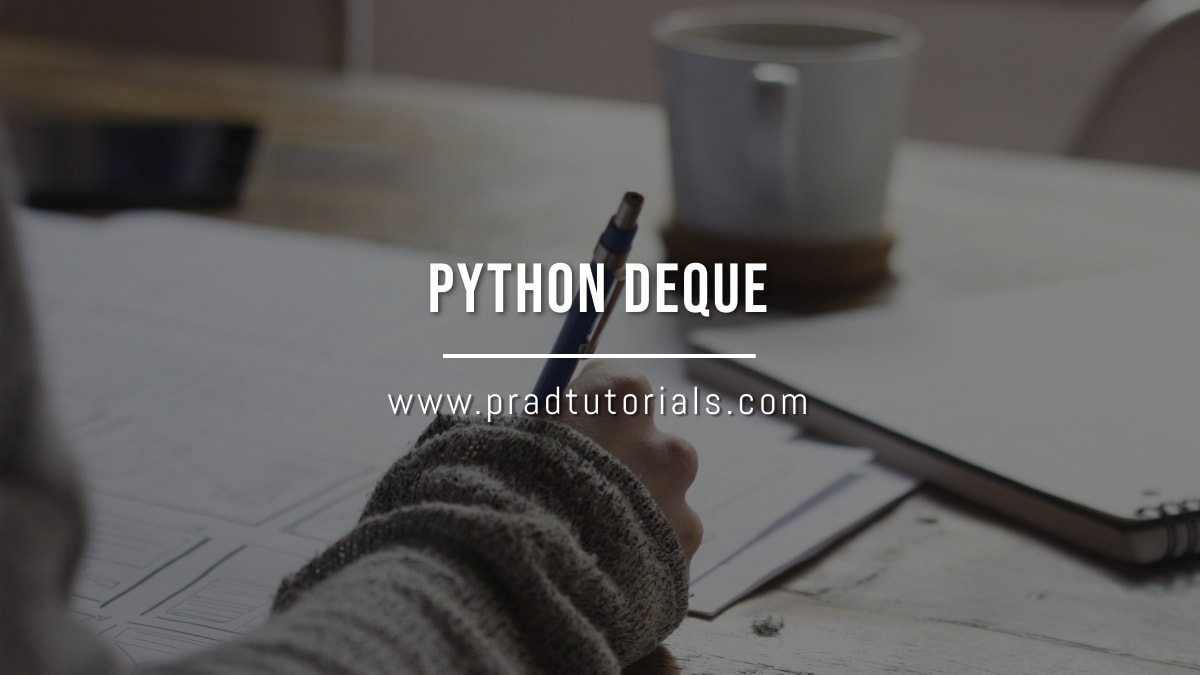 pradtutorials's tweet image. Python Deque with Syntax and Examples
Visit: pradtutorials.com/python-deque-w…
#pythondeque #dequepython #pythondequeexample #dequeinpython #pythontutorial #pradtutorials