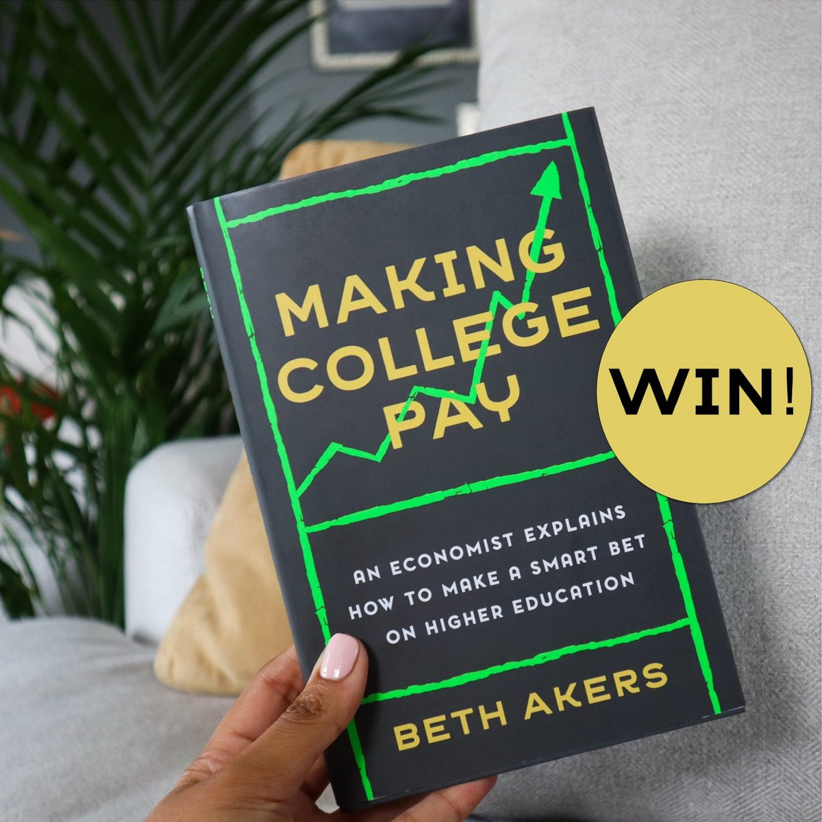 AEIeducation's tweet photo. Today’s the last day for a chance to win a signed copy of @DrBethAkers's new book, #MakingCollegePay! Just RT + ❤️ to enter. Winners will be announced next week. #bookgiveaway #edutwitter https://t.co/bgqANUpRwf https://t.co/Prks1SMdFD