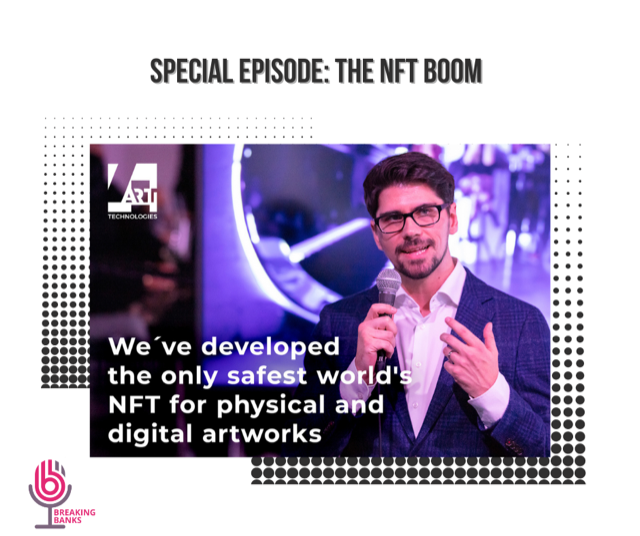 Breakingbanks1's tweet photo. You don’t want to miss this special #NFT edition of Breaking Banks!

▶️ https://t.co/DkL2q8onB8

Jason Henrichs was joined by Dino Lewkowicz Director at @4ARTechnologies AG to break down the #NFT ecosystem and discuss the impact that NFTs have had on the art world. https://t.co/Ht63fdWw2n