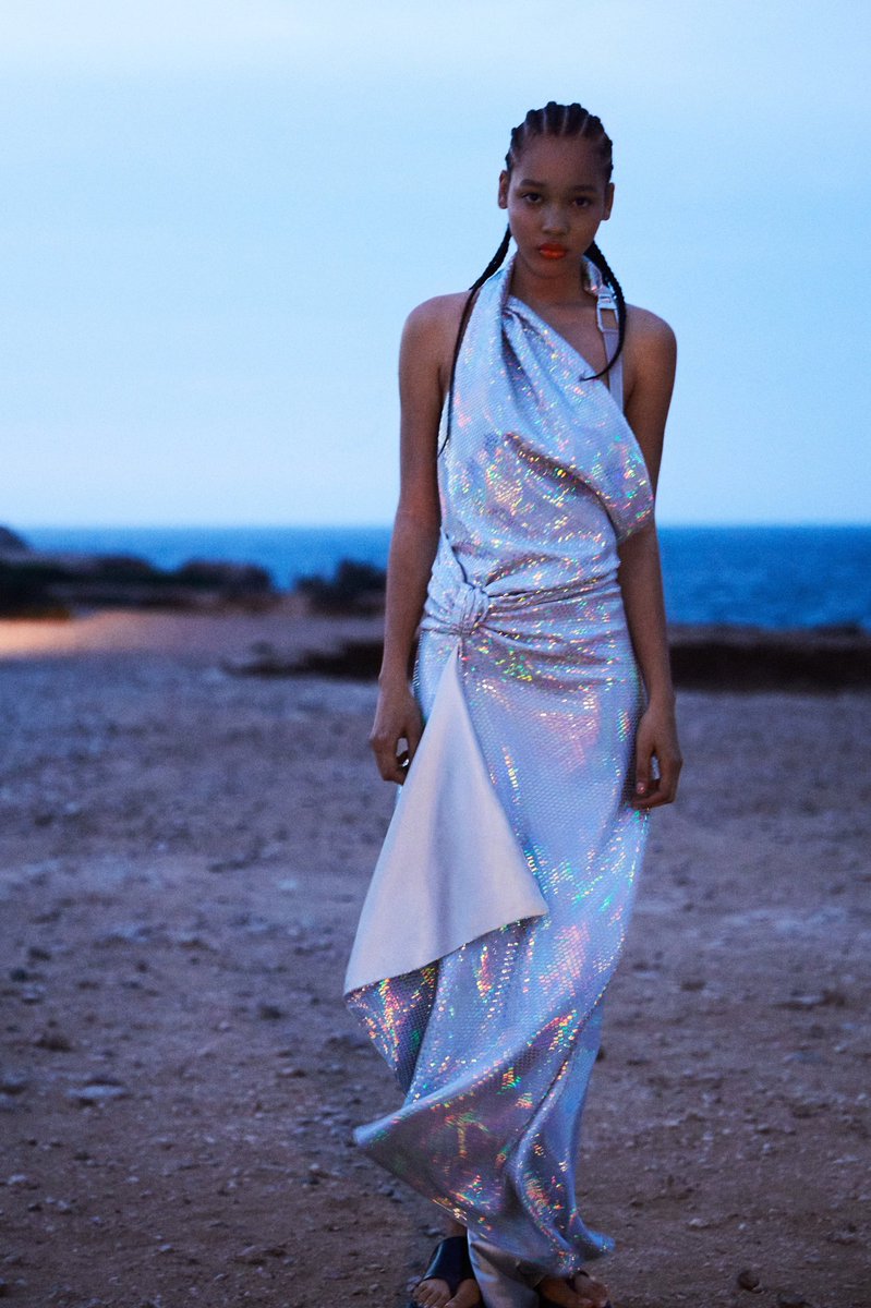 dandydujour's tweet image. Haute holographic #TheAttico #Fall21