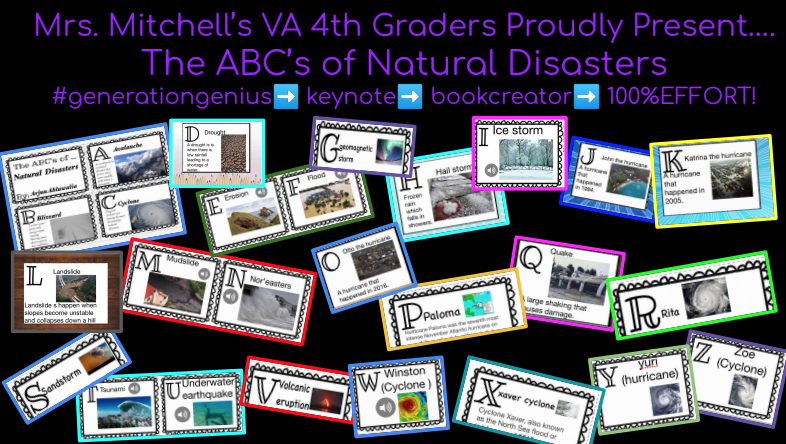 UpperMerionSD's tweet photo. Check out the fabulous work by Mrs. Mitchell's Virtual Academy 4th graders! Awesome job! #umasdistheplacetobe https://t.co/b1AIT73SHS