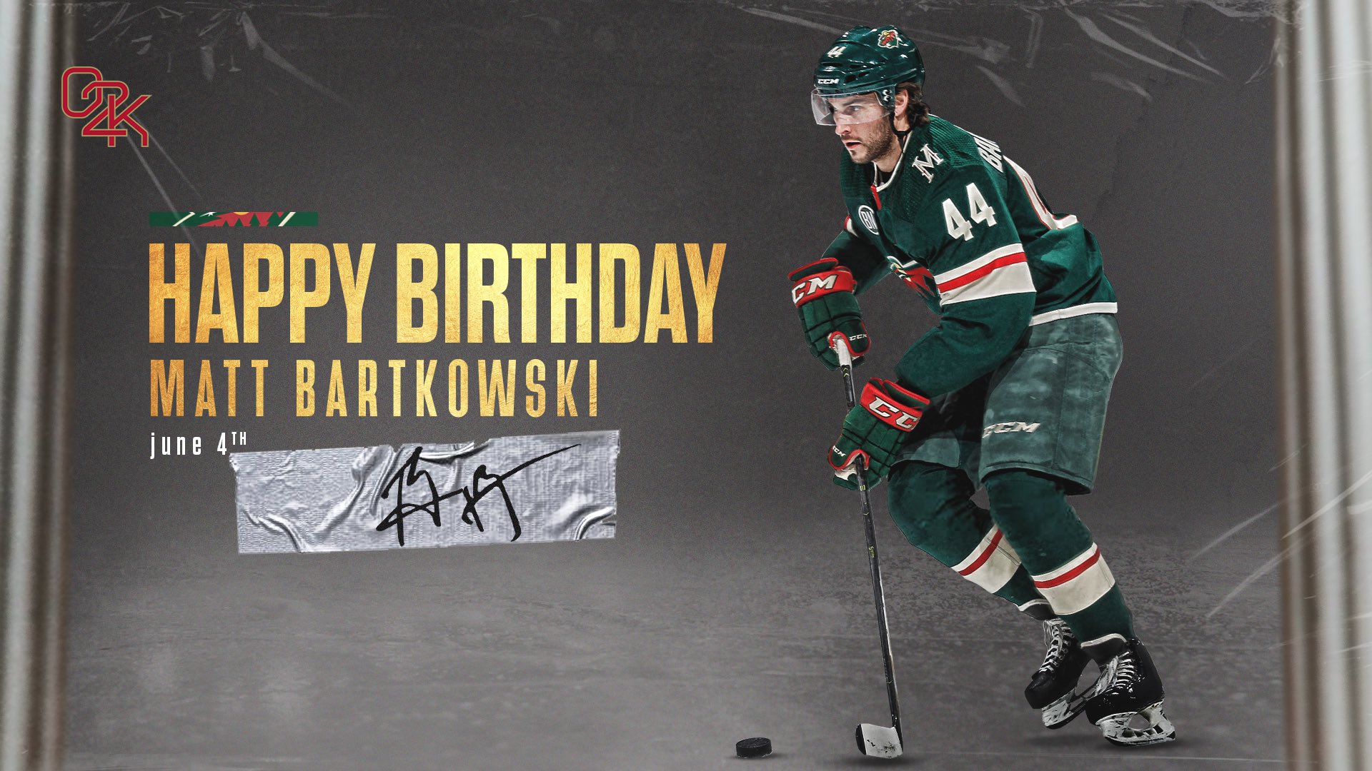 Happy birthday to our client, Matt Bartkowski! 