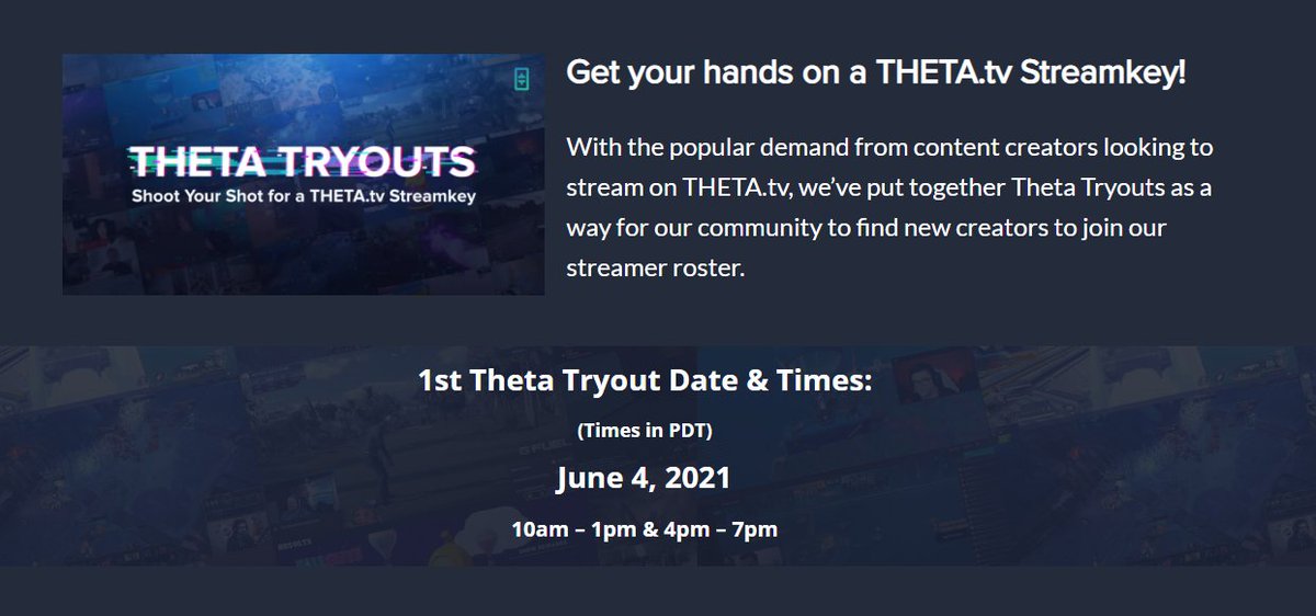 _DaJoKaWiLd's tweet photo. @Theta_Network @THETAtv
Come catch me today from 4pm-7pm PDT as I embark on my quest to acquire the legendary https://t.co/qd1UBzqXD3 StreamKey!!
#ThetaTryouts #StreamKeyPlease
https://t.co/yqRlmBglFn
https://t.co/mJomNrev6l
https://t.co/JlYmAtmKbj
https://t.co/azUziXQNos https://t.co/zMCw6TemEs