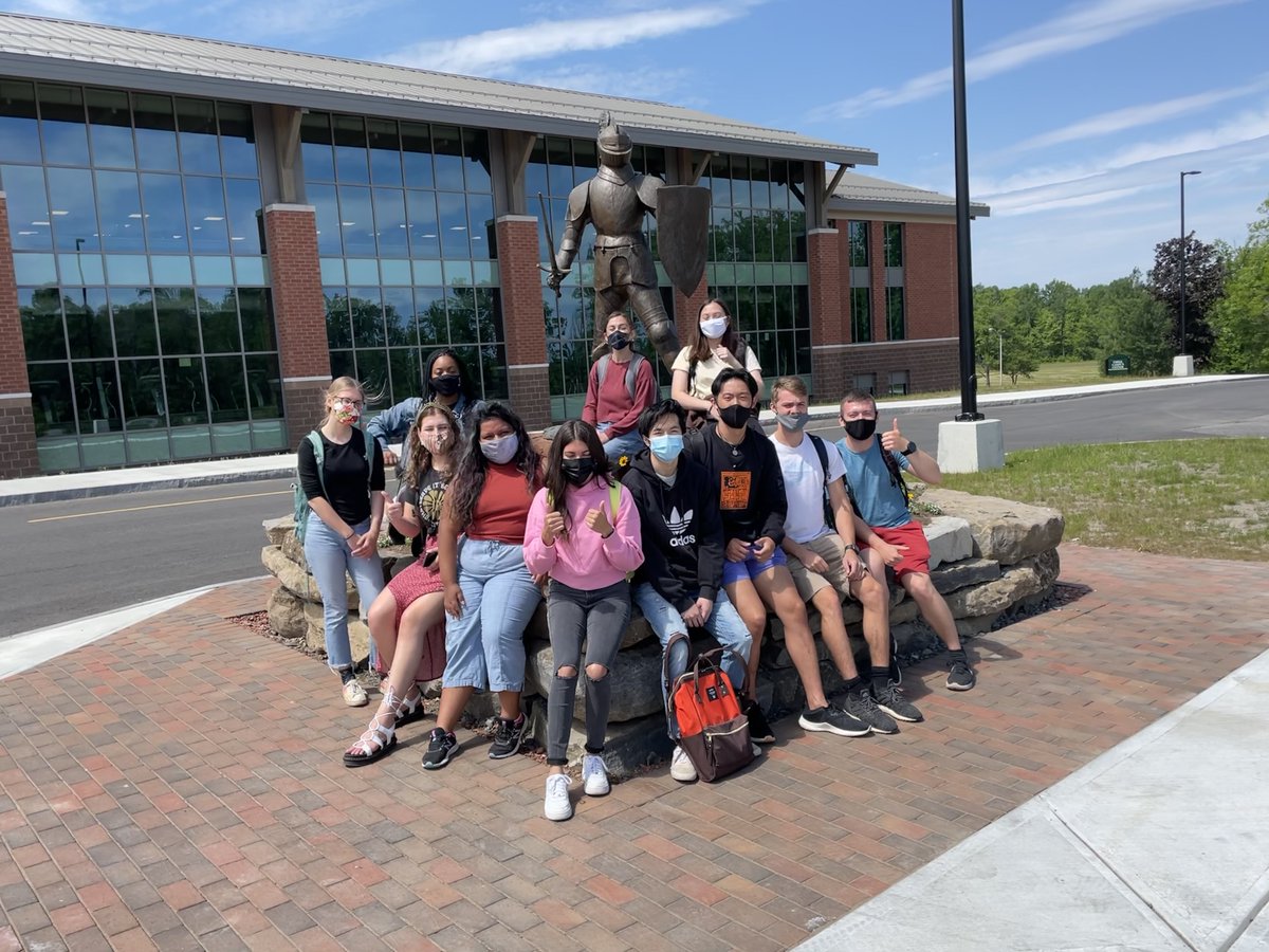 ClarksonReu's tweet photo. Our REU students arrived on Memorial Day and are getting settled here in Potsdam, NY with onboarding and orientation. Tomorrow they'll be exploring the Adirondacks and Great Lakes cultural heritage sites - half a day's worth of field trips! #NSFREU #undergradresearch #adirondacks https://t.co/Gxkmv4iy01