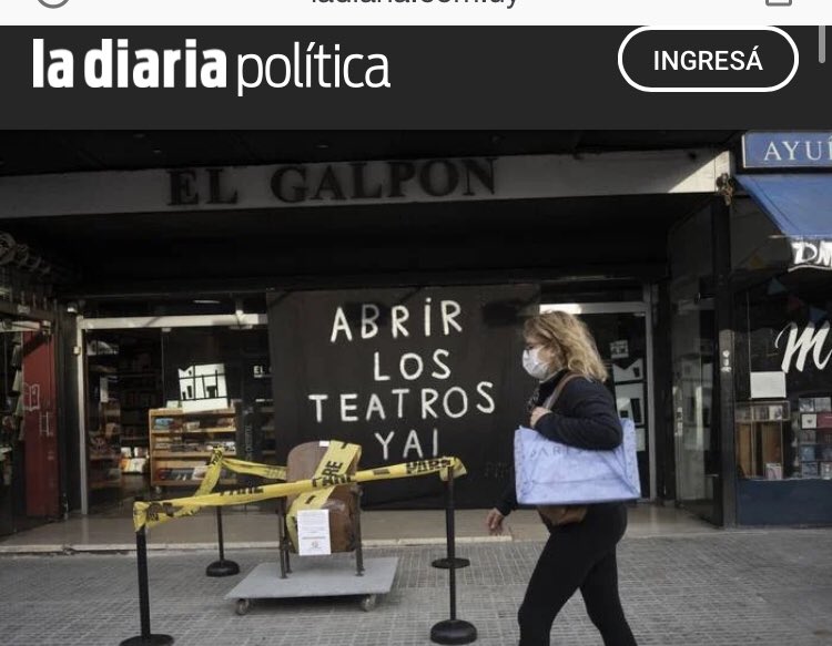 RominaPesce25's tweet photo. Mientras tanto hace un año, legisladores del FA pedían abrir teatros, ahora no acompañan al gobierno en un plan piloto.
En fin la hipocresía https://t.co/dk0MMvRAeR