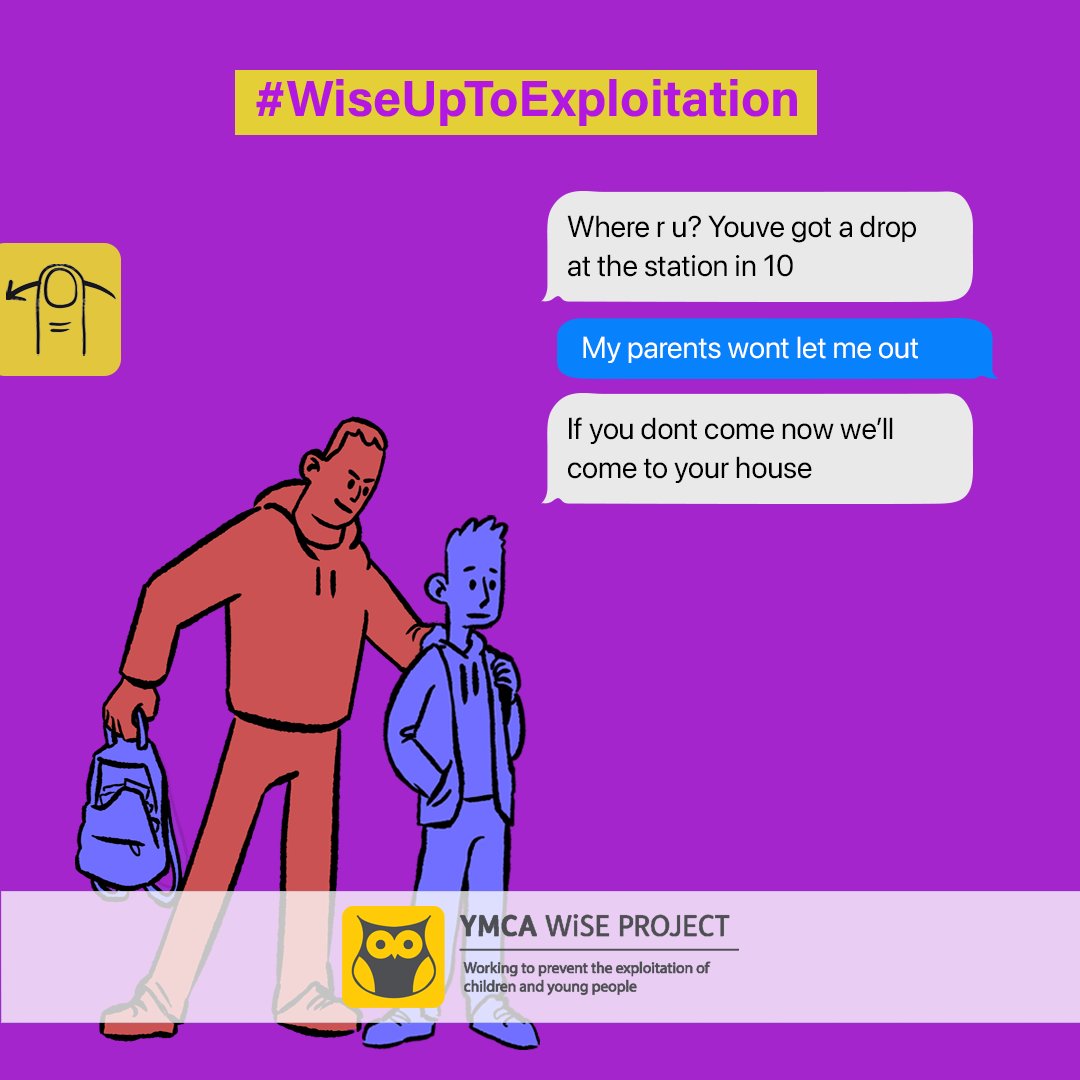 TheWiSEProject's tweet image. There's a dark side to party drugs.

Last year 128 children in Brighton were identified as being victims of Child Criminal Exploitation ⚠️⁠
⁠
Reports are low. ⁠Sadly, this means that the true figure is much higher.⁠

For more ℹ️ visit 📲⁠
ymcadlg.org/wise-up-to-exp…