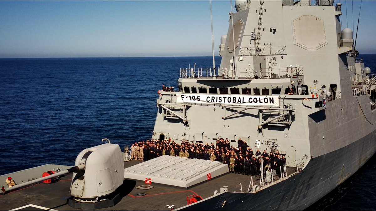 Armada_esp's tweet image. La fragata #CristóbalColón finaliza su participación como buque de mando en el ejercicio #AtSeaDemonstration/#FormidableShield 2021, tras haber navegado más de veinte dias en beneficio de #España y los aliados de la #OTAN.

#SomosLaArmada ⚓ 🇪🇸 #DefendemosEspañaDesdeLaMar