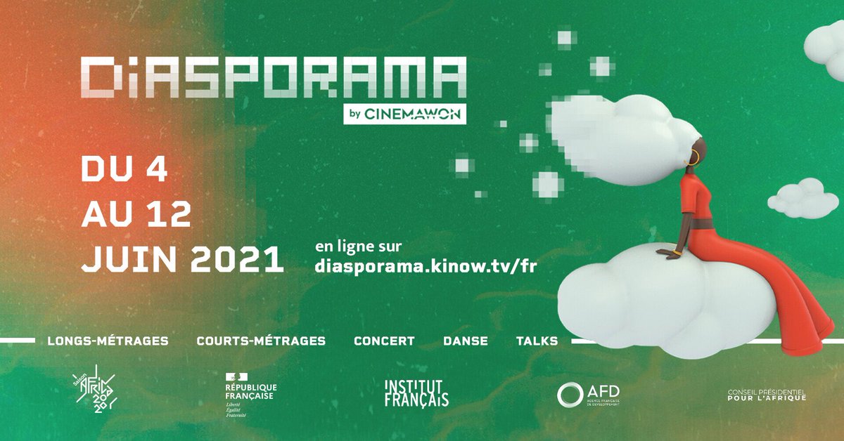 La programmation complète du festival #Diasporama de <a href="/cinemawon/">Cinemawon</a> c’est juste ici cinemawon.net/diasporama 👈🏾 
Ça commence aujourd’hui et c’est juste qu’au 12 juin (y’a les horaires dedans je crois)