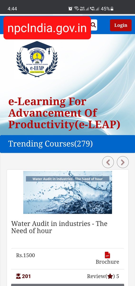 arunkjhaies's tweet photo. Invest in yourself use WHF FOR
Online from National Productivity Council
https://t.co/w7dImMbvm8
306 ELearning
470 Web Videos
Daily WEB SESSION
#npcertificate @GHCLLimited #KYP @BharatForgeLtd @StuckByFevicol @NALCO_India @BPCLimited @AdityaBirlaGrp @BirlaCellulose @ONGC_ @UN https://t.co/1c09TLyQlI