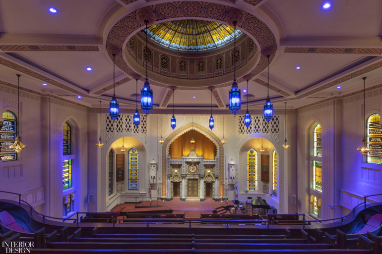 Modern lighting from @Lutron and @ketralighting transformed the historic Park Avenue Synagogue in Manhattan: bit.ly/3wsAQOe