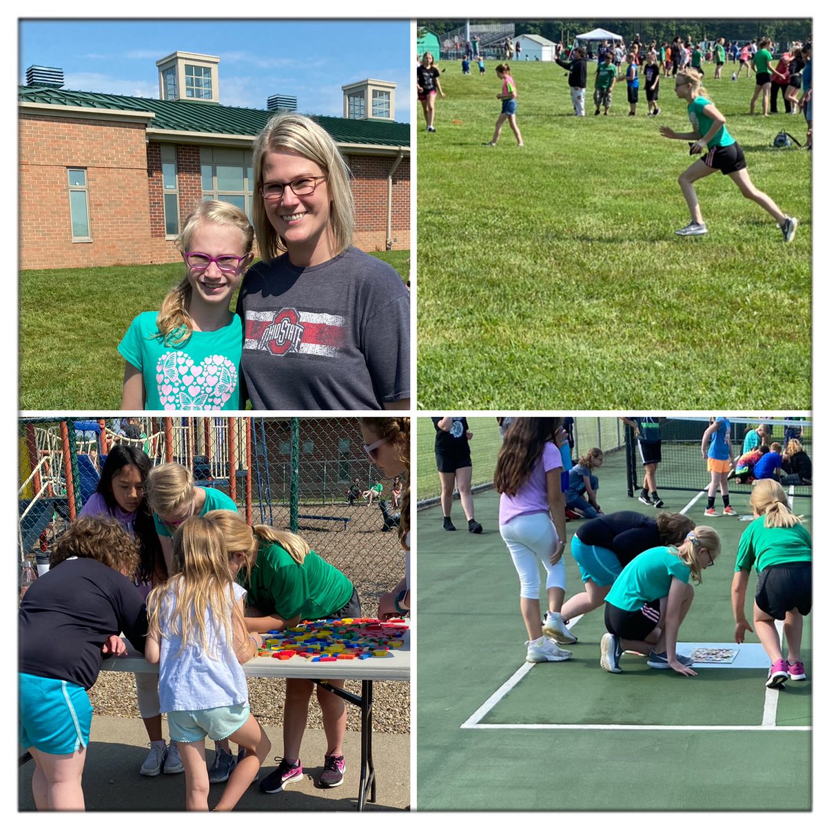StephBarr13's tweet photo. Field day with our sweet girl! 💚🤍🖤 https://t.co/KpKrpMijHE