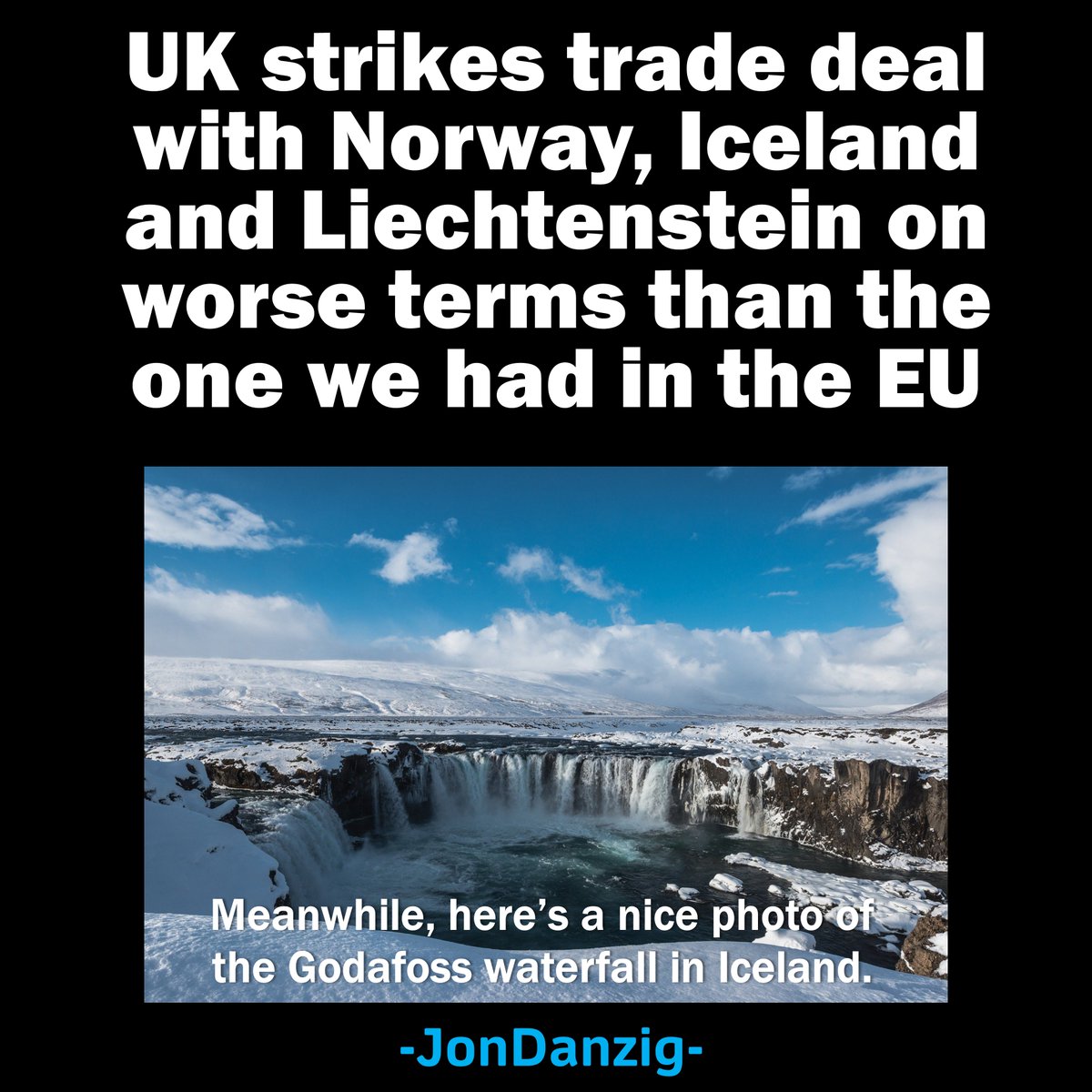 A #Brexit bonus! UK has struck a new trade deal with #Norway, #Iceland and #Liechtenstein. It’s a 'massive boost' says Trade Secretary @TrussLiz But it’s a worse deal than the one we had in the #EU. My report on Facebook: bit.ly/3pk9IP0 LinkedIn: bit.ly/3uSEkZc