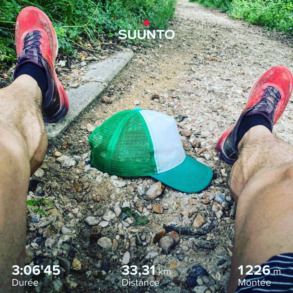 casquetteverte's tweet photo. [🐹 Ça GraVelle again (25 V)🏃🏻‍♂️ • 🏁 Ultra Doublette | J - 35 Ultra01 | J - 42 UT4M 🏁] • Avec les orages, les ornières sont encore plus visibles.. dans quelques années va falloir penser à remettre de la terre sur mon V 😅 • #CasquetteVerte #Running #Trail #SlabUltra2 #Suunto9 https://t.co/fEAE8OqrUc
