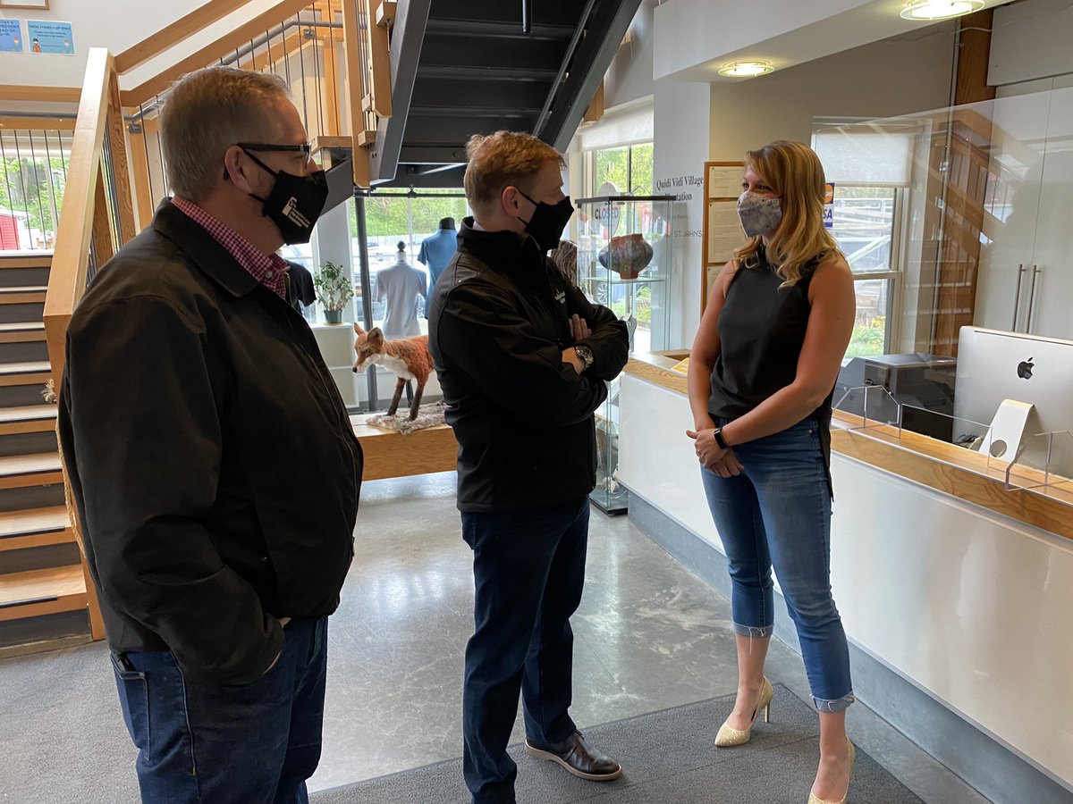 FureyAndrew's tweet photo. Cheers to being together again!

A great visit to @QuidiVidiBeer and @QVVPlantation to talk with local business about how our reopening plan will have a great impact on the local economy. They are looking forward to a busy summer in Quidi Vidi! https://t.co/FSnbkChbCa