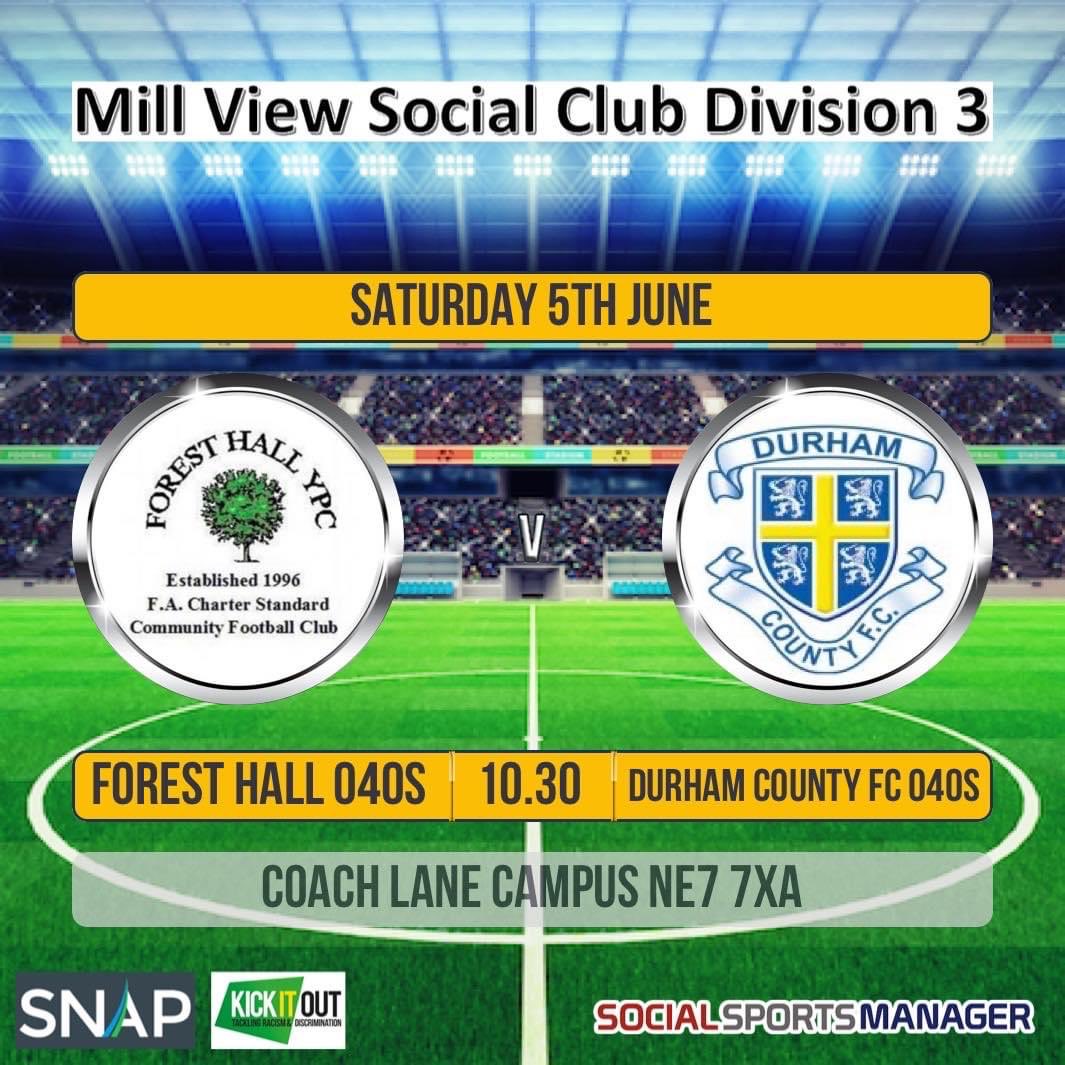 Last game of the season for us tomorrow as we travel to take on the league champions <a href="/HallO40s/">Forest Hall O40s</a> 🏆

Need to finish strong after a couple of disappointing results 💪🏻⚽️

#over40s
