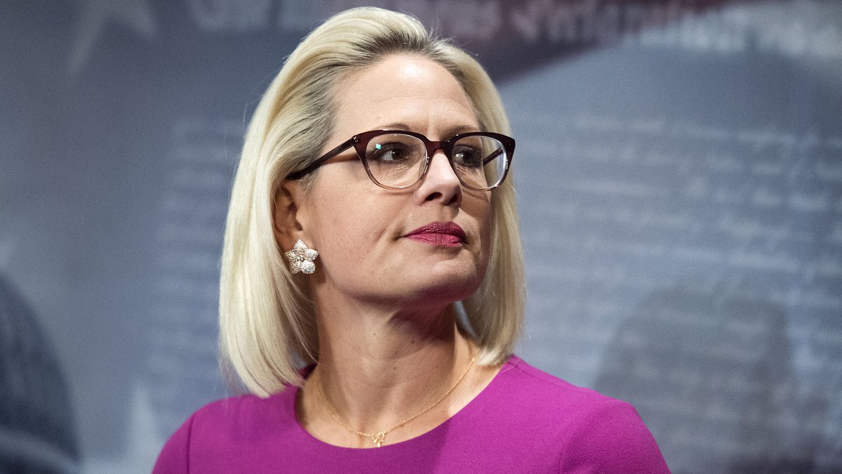 TheOnion's tweet photo. Kyrsten Sinema Defends Senate Filibuster As Necessary For Her To Stay Politically Relevant https://t.co/CUkRl2wpt0 https://t.co/Qgdnf5wjxX