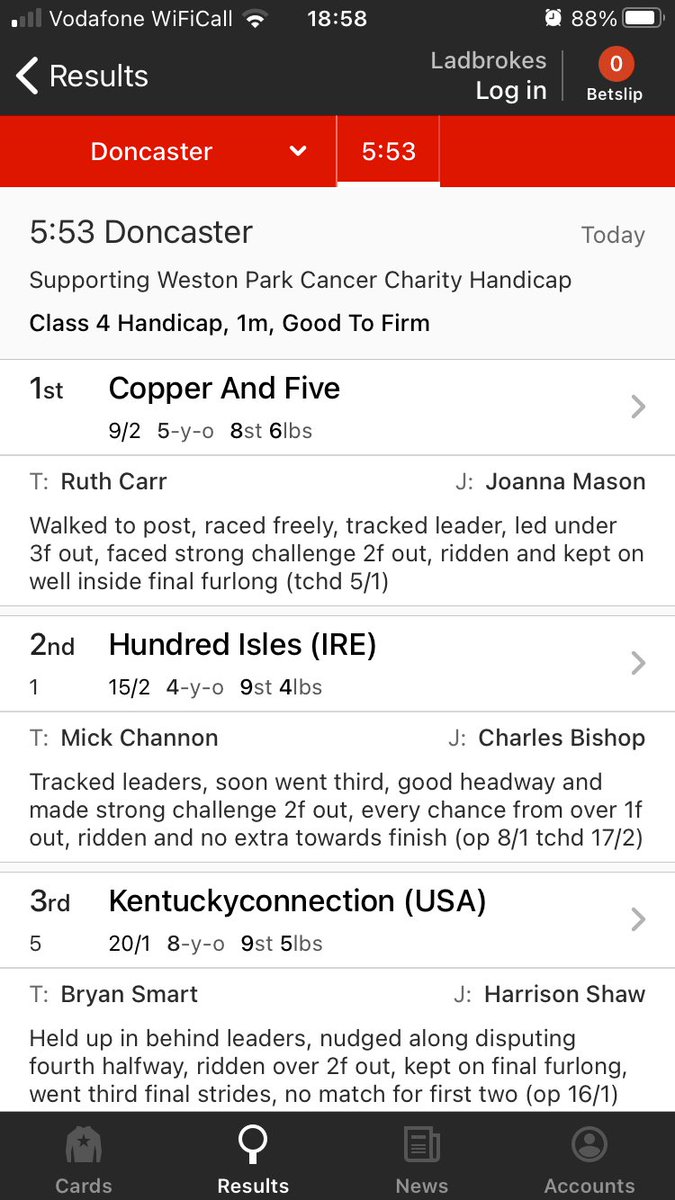 Ruth Carr Racing Ltd tweet media