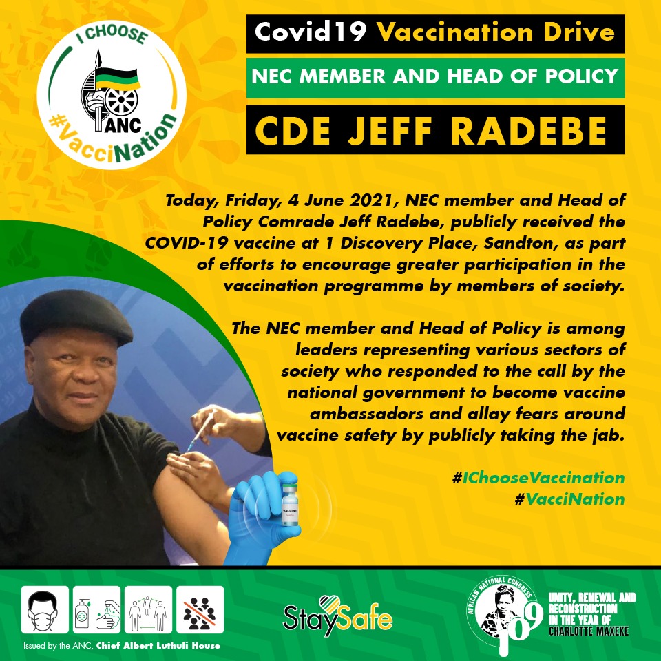 Jeff Radebe tweet media