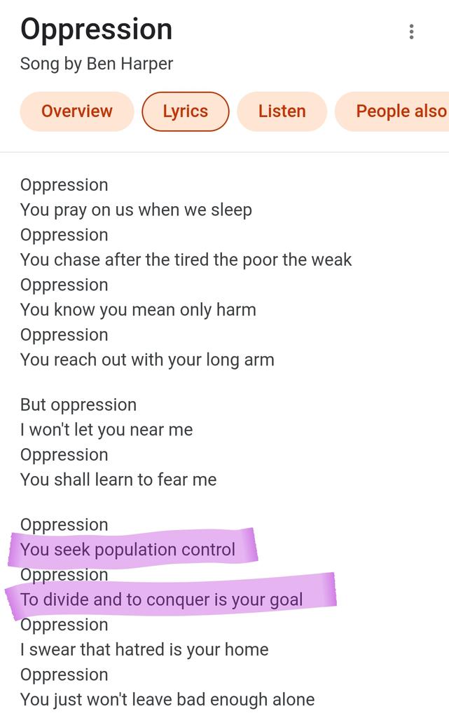 1st5d's tweet photo. @PrisonPlanet Not popular enough perhaps but SHOULD BE ~
@BenHarper
#FightForYourMind
Oppression:
https://t.co/5sPplOelN7 https://t.co/7lqZZnIl1L