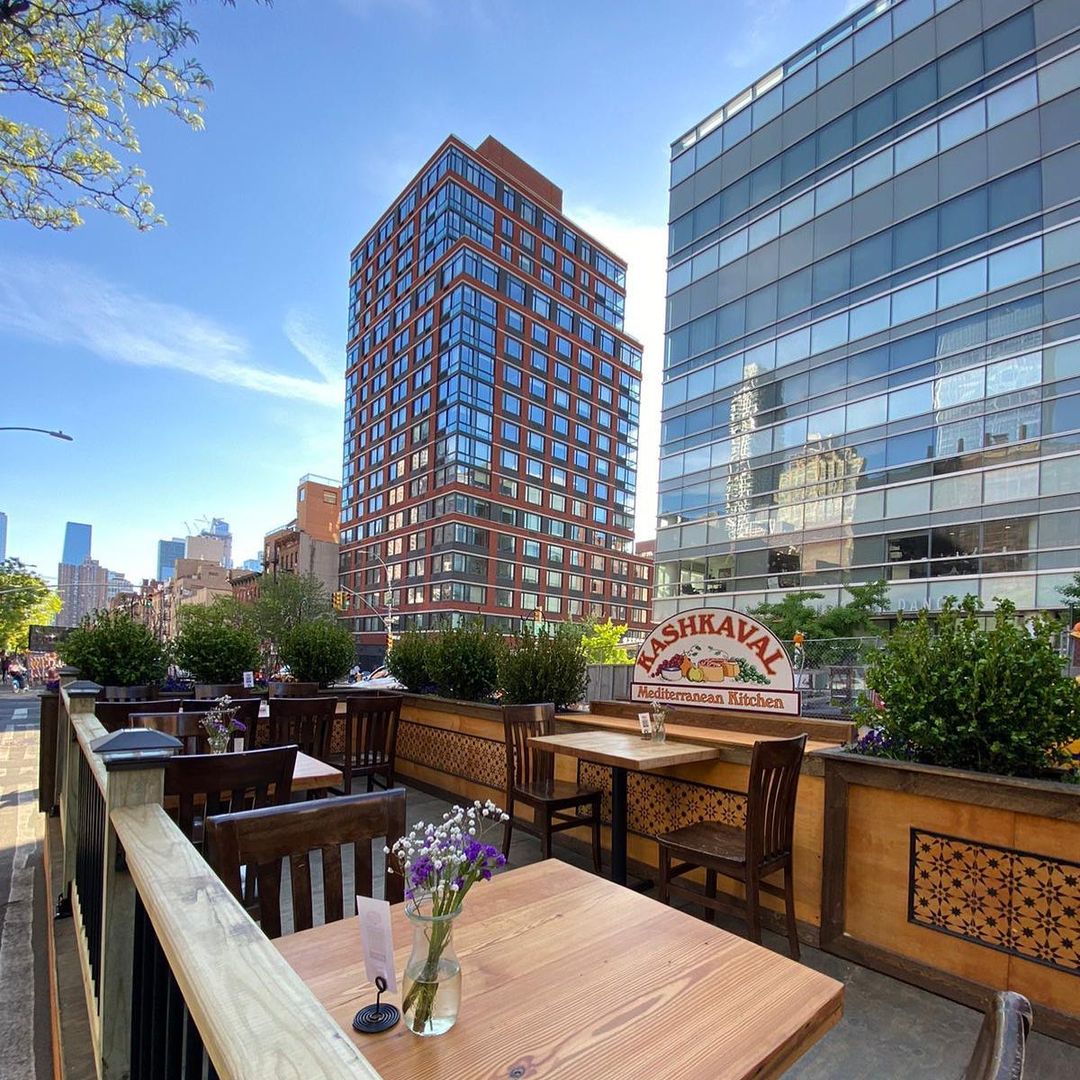 The rainstorms are over and our outdoor seating is setup and ready for you to enjoy dinner and drinks... we hope to see you soon!