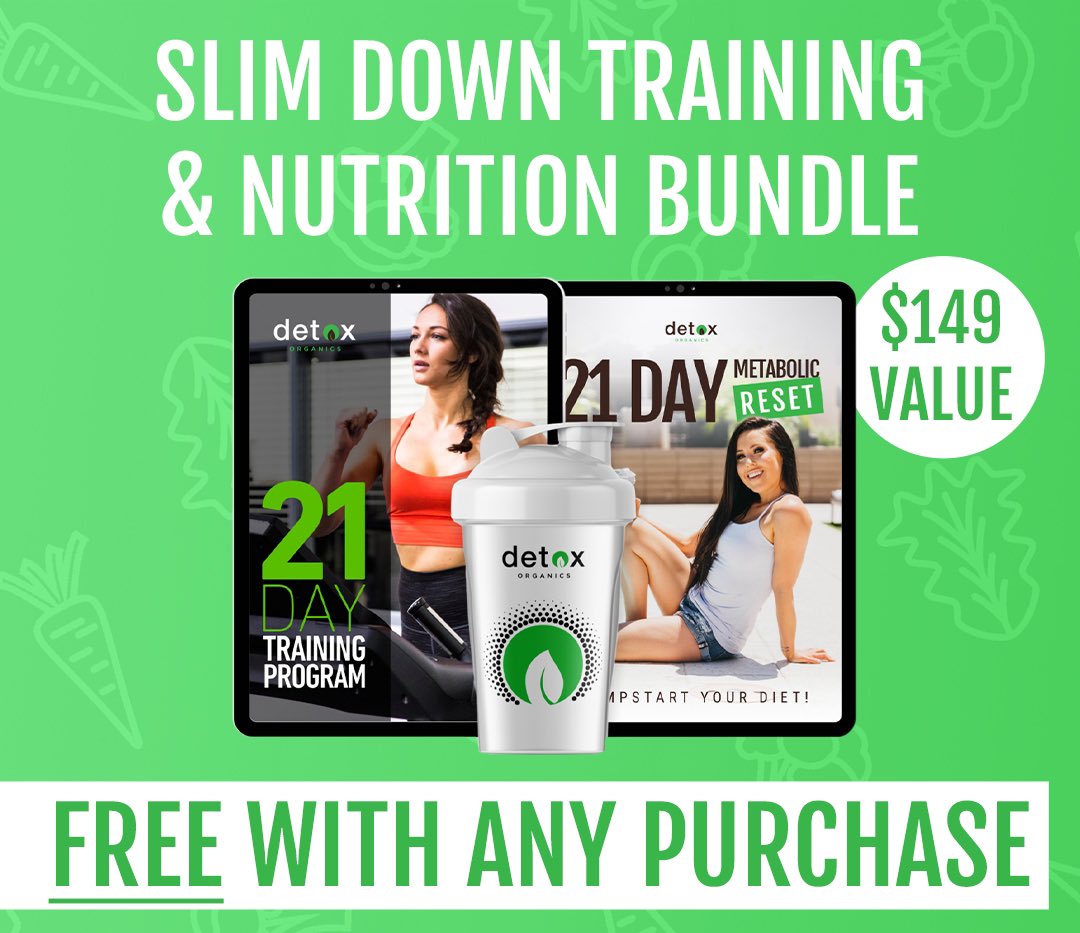 Save big! Free gifts upon purchase! Free 21 day #training and #nutrition program with purchase, while supplies last. Visit detoxorganics.com to claim your free gifts! 🤩🎉 #sale #superfoods #veganprotein #organicsupplements #stopbloat