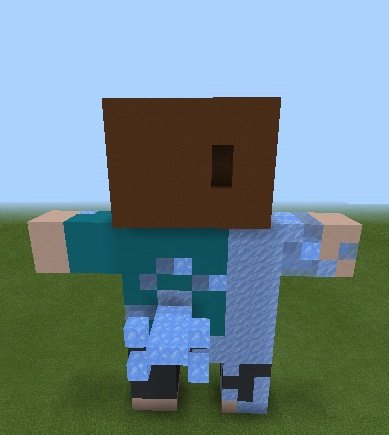 Sombramaster2's tweet photo. @netolab_ Ola equipe de MassaDePizza Fiz o Felipe sendo atravessado e sendo transformado por uma flecha de gelo, e minha primeira construção no celular por isso ficou assim (o cabelo do Felipe tá errado mais e efeito do gelo, e os buracos na cabeça tmb) kk https://t.co/DeDXqVM1oT