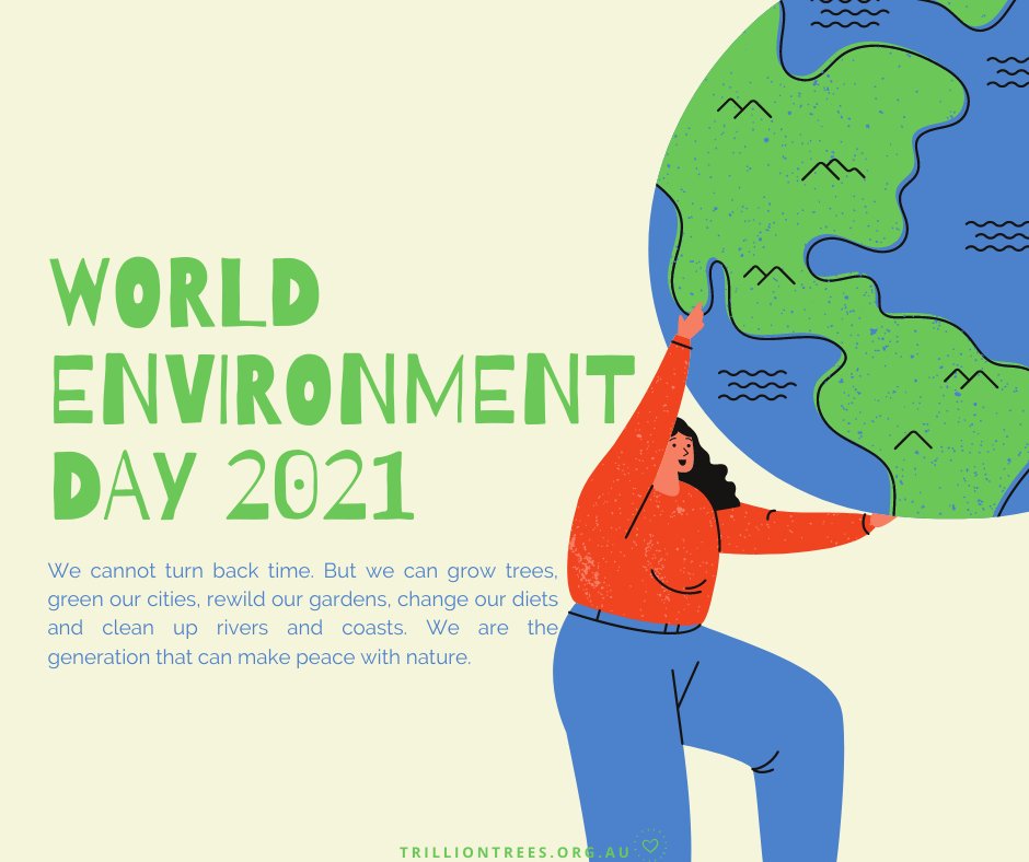 trilliontreesau's tweet photo. Only with healthy ecosystems can we enhance people’s livelihoods, counteract climate change and stop the collapse of biodiversity. Visit our website to find out how you can make a positive change to the environment.
#GenerationRestoration #WorldEnvironmentDay https://t.co/5PZnALX1XU