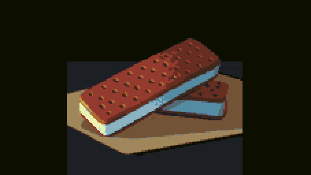 Day 55 - #IceCreamSandwich 
@Pixel_Dailies #pixel_dailies #pixelart #ドット絵