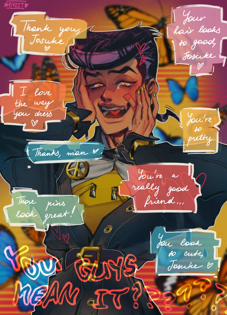 He's a lost cause 💔 #Josuke #JosukeHigashikata #JoJo #JJBA4