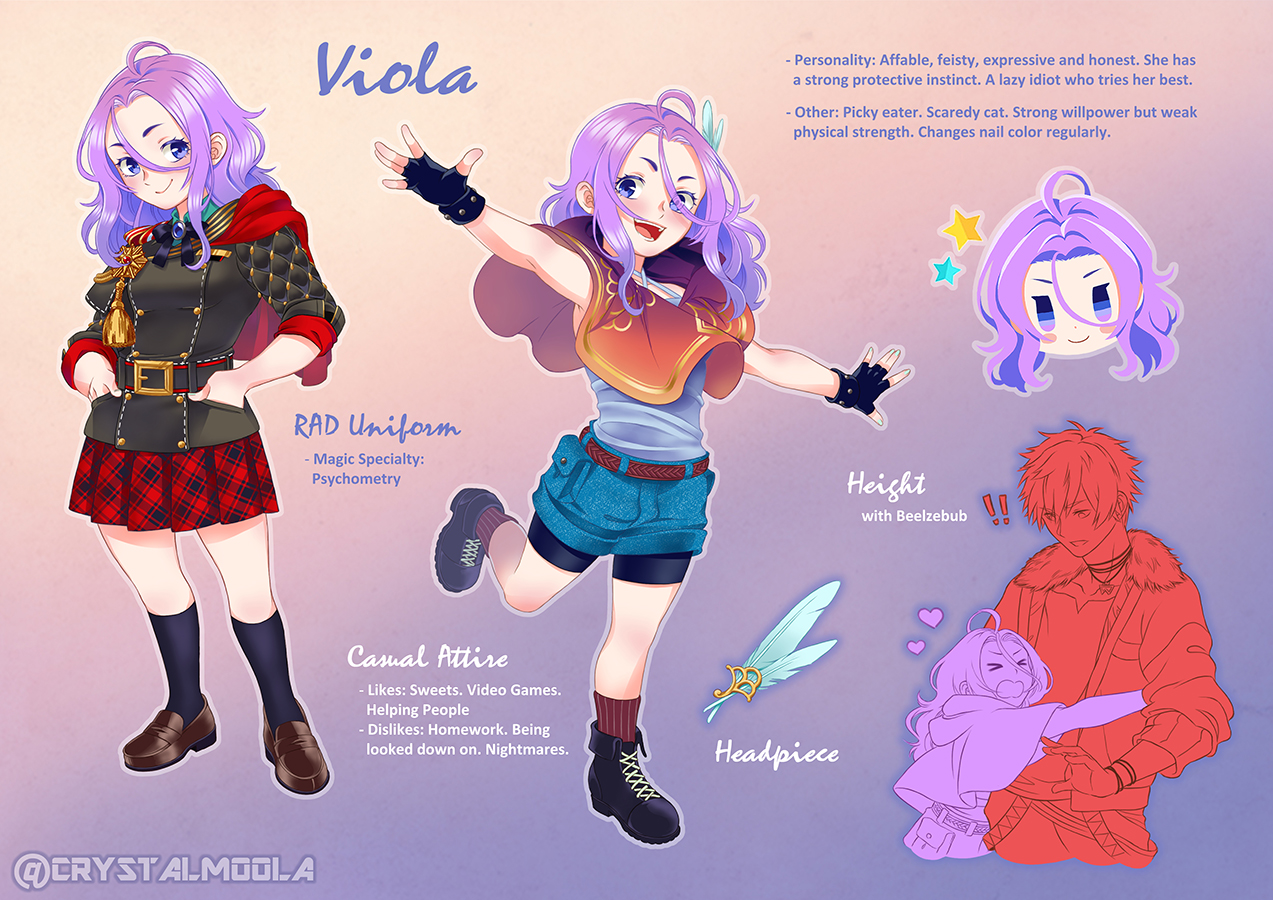 𝕸𝖆𝖏𝖔 𝕸𝖔𝖔𝖑𝖆 Final Year At University Say Hi To Lilim S New Friend Viola This Is A Mc Commissioned By Redditor Archivedragon Obeyme Obeymemc Obeymebeelzebub おべいみー T Co Nvnvyhzly8 Twitter