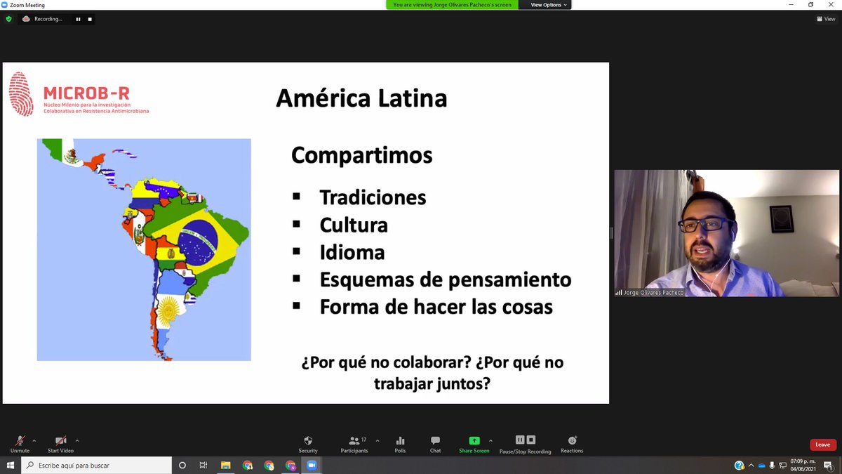 MICuorum's tweet photo. El director de la Sociedad de Microbiología de Chile @JorgeOlivaresPa está hablando sobre oportunidades de posgrado en Sudamérica en @MICuorum 

Continúa tu formación profesional! Únete a la ponencia

EN VIVO: https://t.co/NhbjJTWgMw https://t.co/PvouAbCcHZ