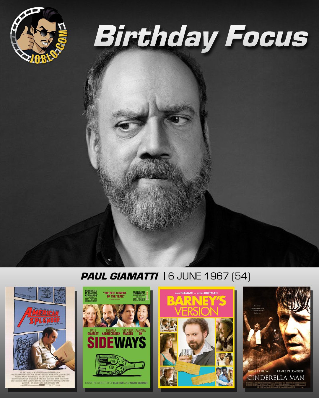 Wishing Paul Giamatti a very happy 54th birthday! 