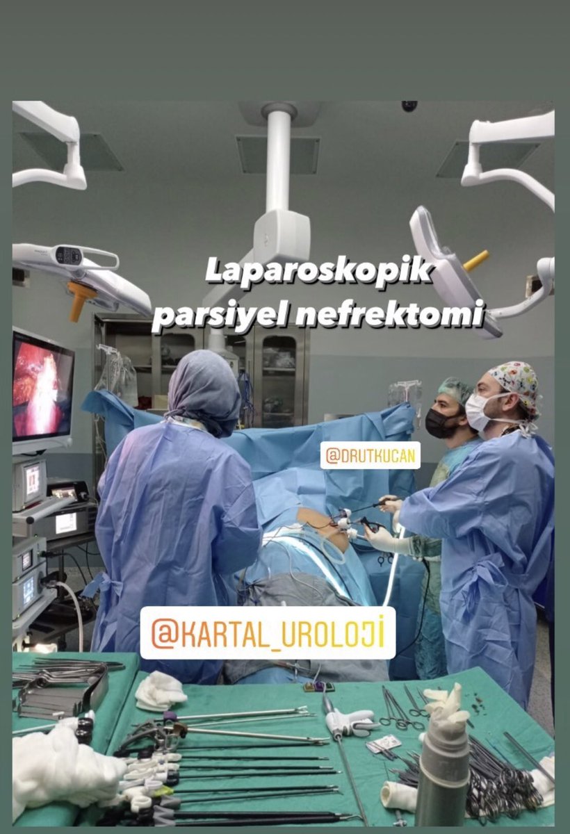 drutkucan's tweet photo. 👉🏻Böbrek kanserleri erken evrelerde semptom vermez.Genellikle rutin kontroller sırasında ultrasonografide saptanır
 👉🏻 40 yaşında böbrek kanseri saptadığımız hastamızın ameliyatını laparoskopik yöntemle ve sağlıklı böbrek dokusunu koruyacak şekilde yaptık. https://t.co/sA4BShb7RI