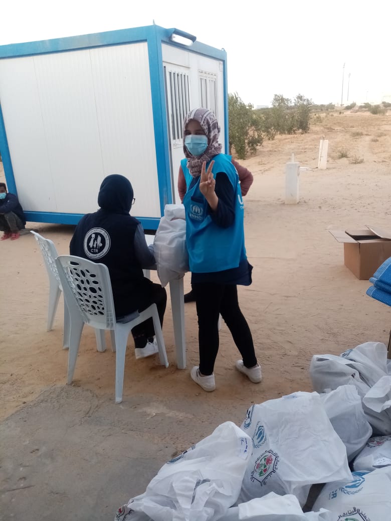 amnakaaroud's tweet photo. CRIs and UNIQLO kits distributions to newly accommodated rescued at sea persons between Zeitoun and Zarzis apartments shelters https://t.co/02H9y3YmXx