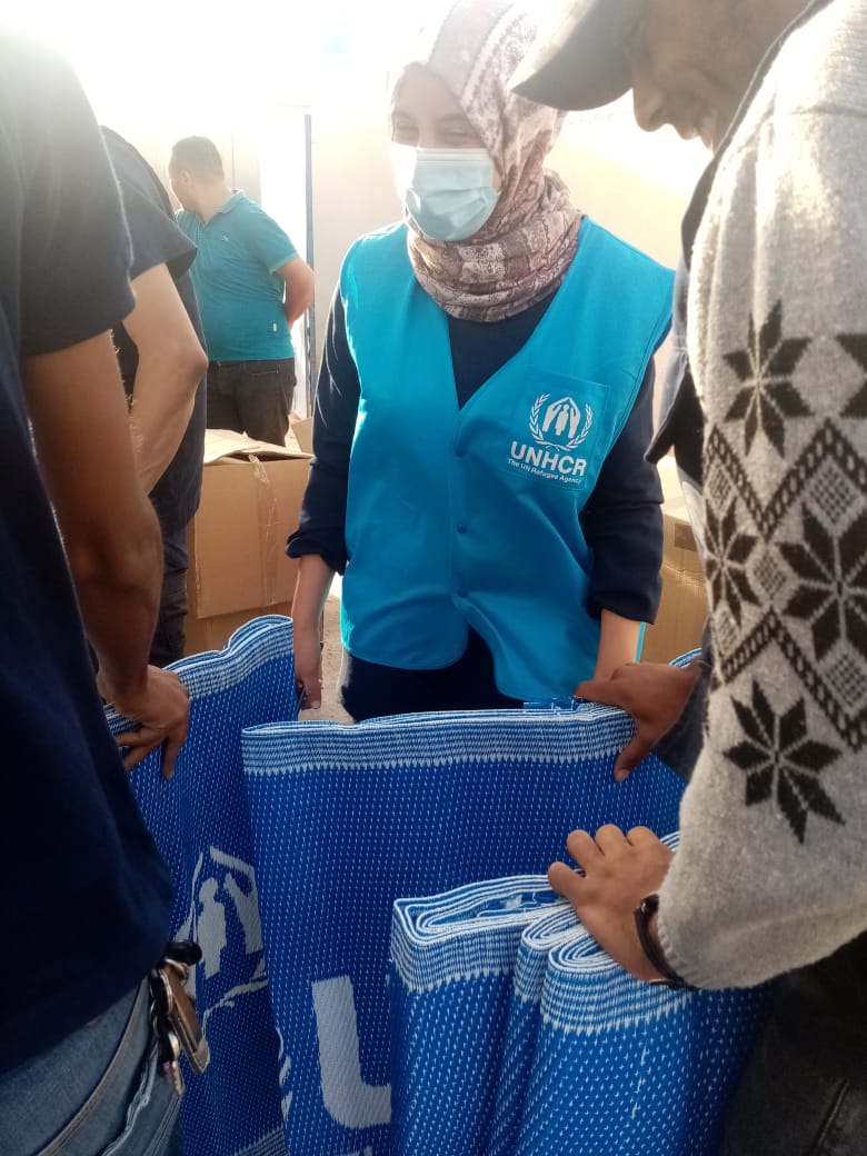 amnakaaroud's tweet photo. CRIs and UNIQLO kits distributions to newly accommodated rescued at sea persons between Zeitoun and Zarzis apartments shelters https://t.co/02H9y3YmXx