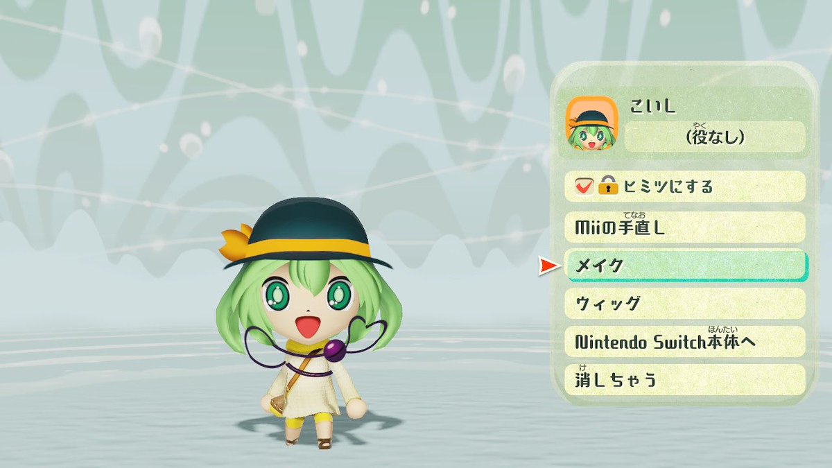 パンま 東方projectの古明地こいしを作りました アクセスキー 1fhp9yd Miitopia ミートピア Nintendoswitch