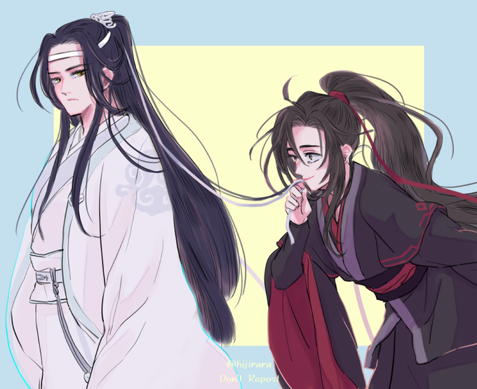 #ハーフアップポニテの藍湛ください #忘羨 #MDZS
サイコーのタグですね 