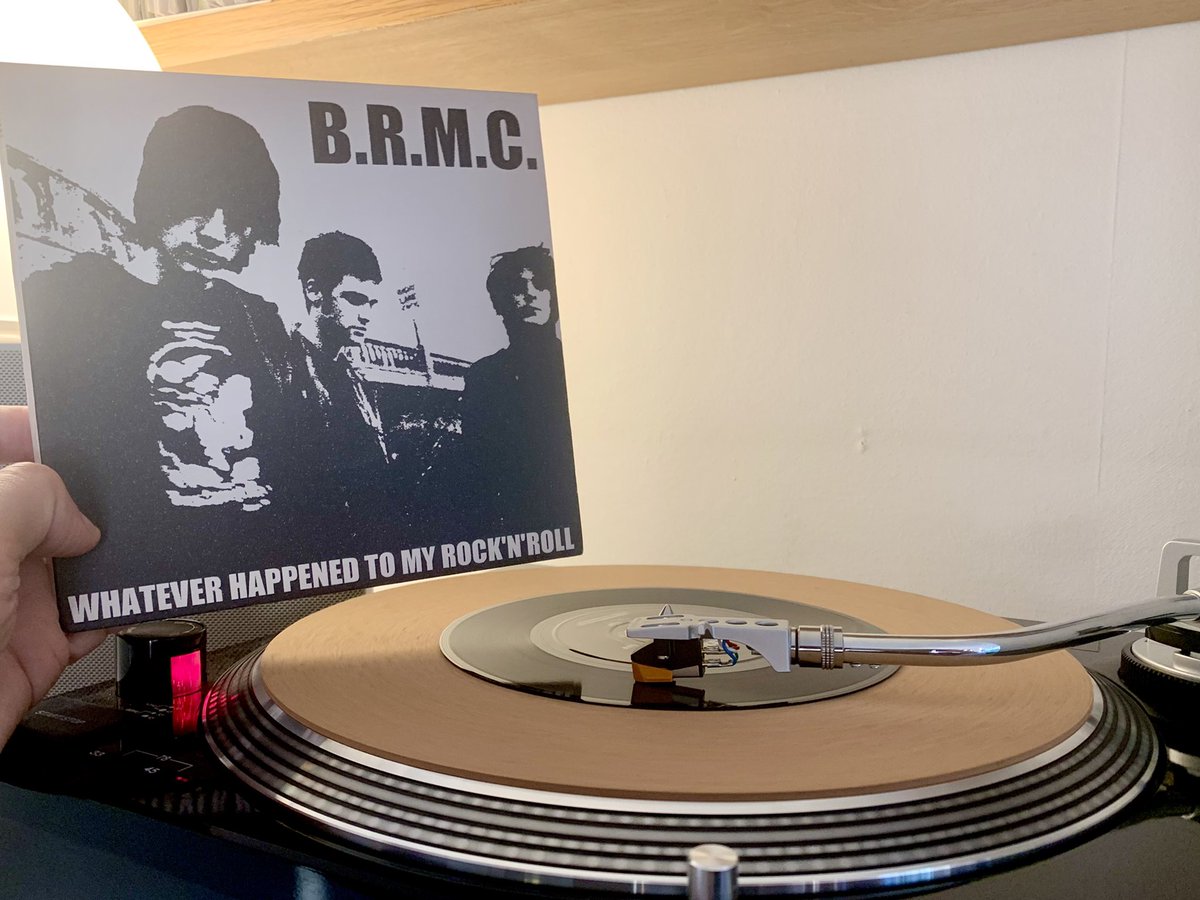#NowSpinning this double 7” gatefold single from B.R.M.C. What a song! 🙌

Black Rebel Motorcycle Club - Whatever Happened To My Rock ‘n’ Roll (2001) song.link/i/724977106

#BRMC #BlackRebelMotorcycleClub
#vinyl #vinylrecords