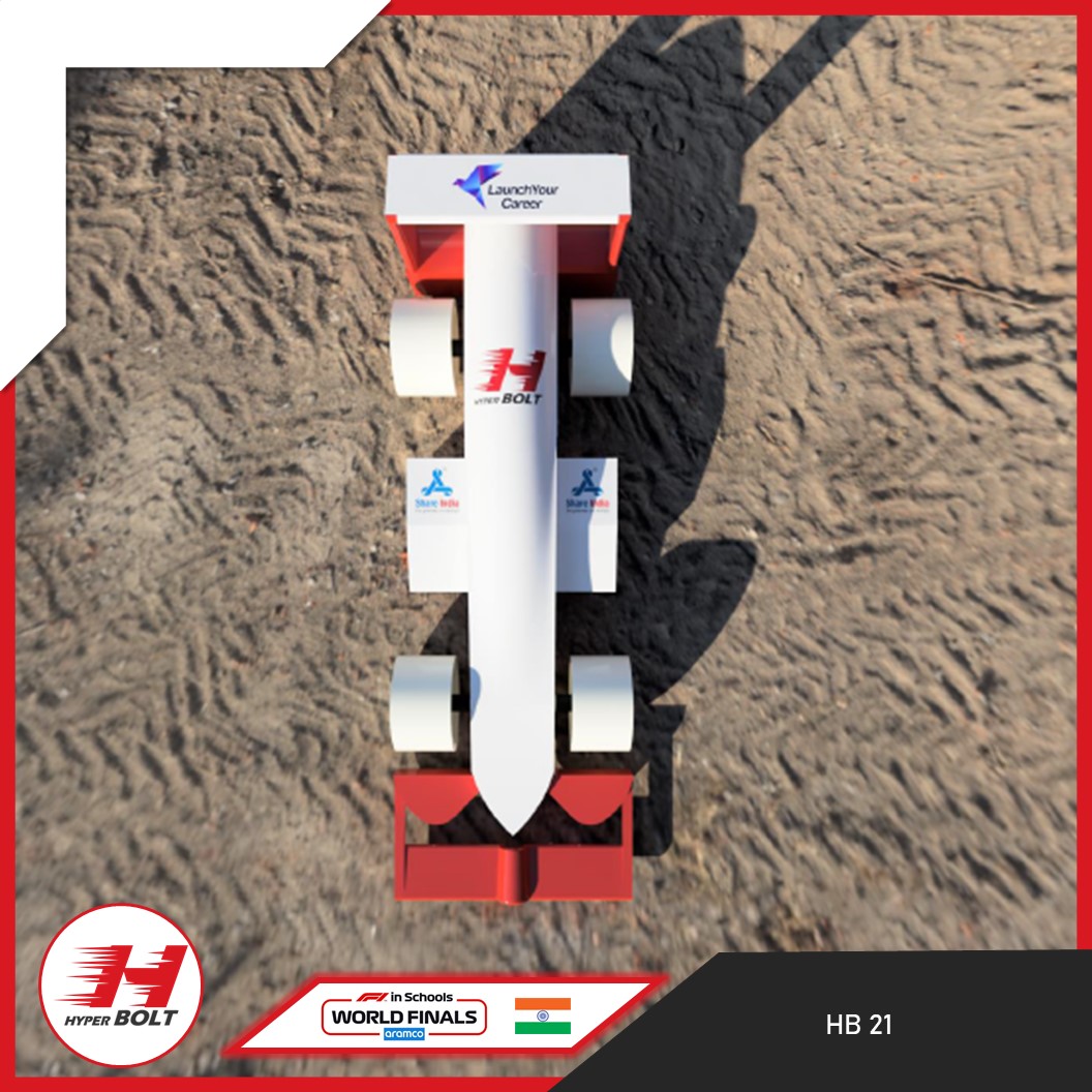 We proudly present our World’s entry Race Car, HB 21

#F1SWF #Aramco #WeRaceAsOne #f1inschools #f1inschoolsuk #teamwork #hyperboltindia #roadtouk #timeofsports #f1inschoolsindia #drivetofly #thegamebegins #STEM #steminschools #stemchallenge #MakeAnything #AutodeskEDU #cardesign