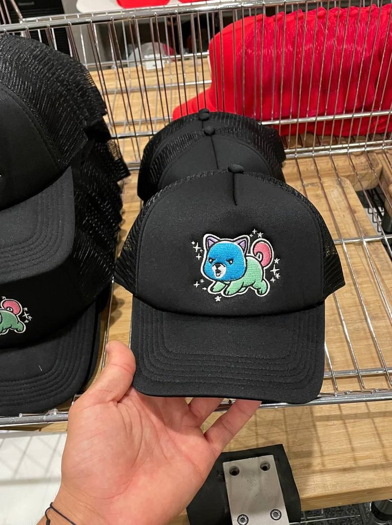 InuKishu's tweet photo. $KISHU trucker hat ready to go 👀

You’ll be seeing some big names in the merch sooner rather than later 🕶🐾 https://t.co/Nos5IiY0gi