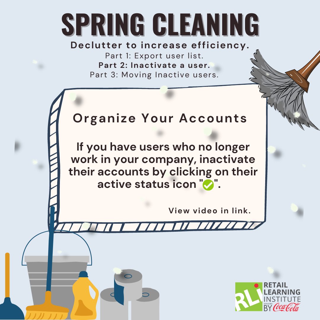 As the season heats up, keep your #grocery #learning system running cool with some #educational tips. Our "Spring Cleaning" series focuses on how to optimize your #virtuallearning experience.

Demo:
youtube.com/watch?v=uZJCfd…🌴