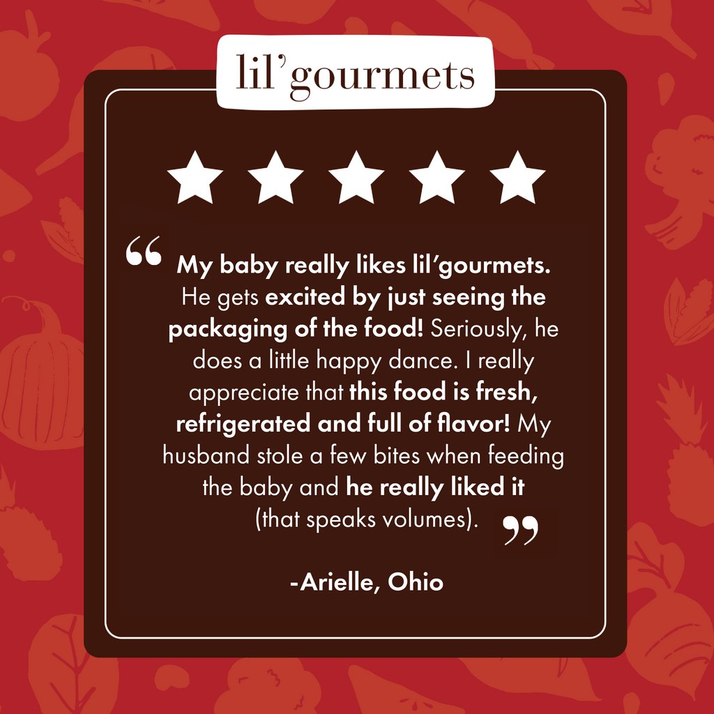 lilgourmets's tweet photo. Thank you, Arielle, for your 5-star review of our Organic Moroccan Butternut Squash!

Excited &amp; dancing lil'ones plus Dad sneaking (and liking!) bites of our fresh veggie meals? We're doing our happy dance too! 🥰 https://t.co/ovrzV8SCGq