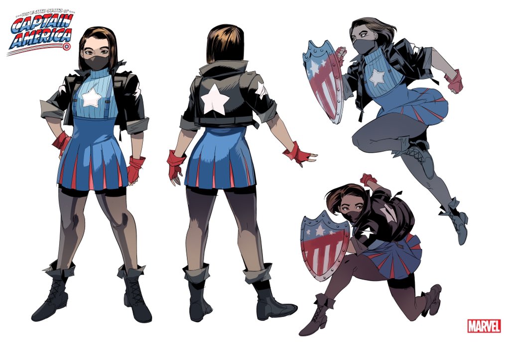 POCculture's tweet photo. Meet Ari Agbayani a FILIPINO-AMERICAN “Captain America” created by @crashwong &amp; Jodi Nishijima! She’s making her debut in @marvel UNITED STATES OF CAPTAIN AMERICA #4 this September! #Marvel https://t.co/E6OqoIcV9K