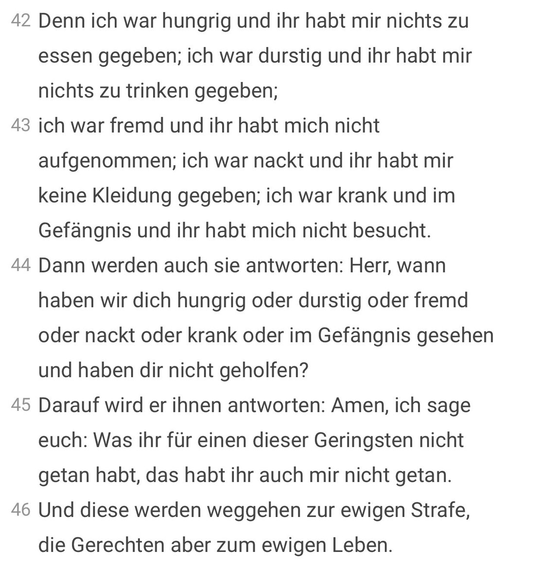 „Was ihr für einen dieser Geringsten nicht getan habt, das habt ihr auch mir nicht getan.“

Obdachlose, Arme und Schwache mit mangelhaften Schutzmasken in eine Pandemie zu schicken, hätte Jesus möglicherweise nicht so knorke gefunden. So wegen CDU und so…

#spahnruecktritt