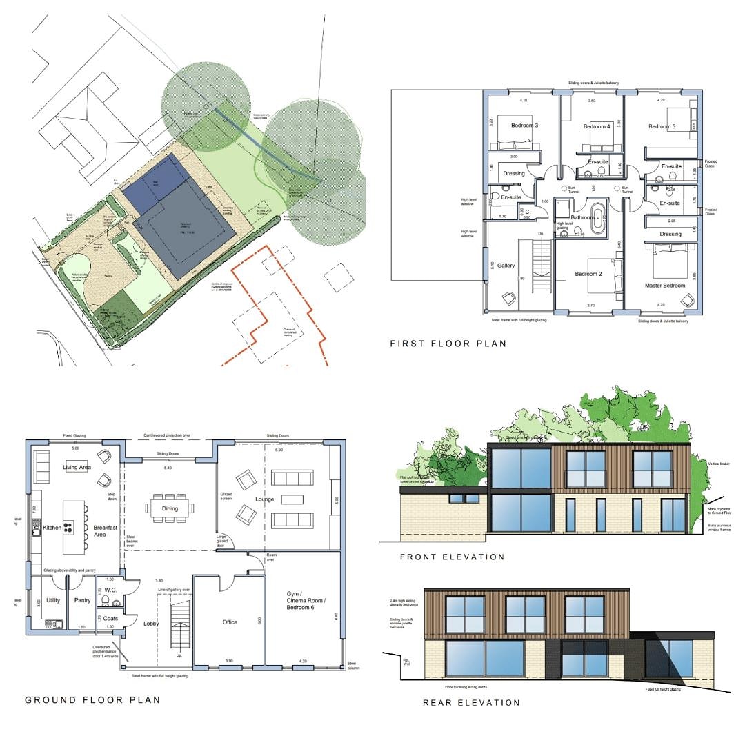 Lets start as we mean to go on, Planning Approved for a new large detached house in Honley. 👍